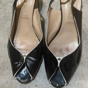 vintage Gucci slingback heels